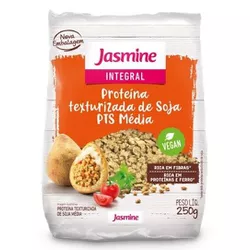 PROTEINA VEGANA MEDIA INTEGRAL JASMINE 250 G - PADRÃO FONZAR