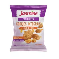 COOKIES LARANJA E MEL SEM GLUTEN JASMINE 120 G - PADRÃO FONZAR