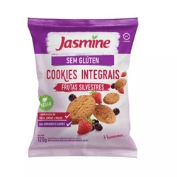 COOKIES FRUTAS SILVESTRES SEM GLUTEN JASMINE 120 G - PADRÃO FONZAR
