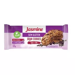 GRAN COOKIES AÇAI E CHIA SEM GLUTEN JASMINE 120 G - PADRÃO FONZAR