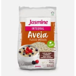 AVEIA EM FLOCOS GROSSOS INTEGRAL JASMINE 400 G - PADRÃO FONZAR