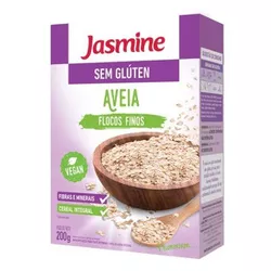 AVEIA EM FLOCOS FINOS SEM GLUTEN JASMINE 200 G - PADRÃO FONZAR