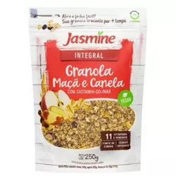 GRANOLA MAÇA & CANELA INTEGRAL JASMINE 250 G - PADRÃO FONZAR