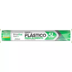 SACO PLÁSTICO PARA ALIMENTOS 5 LITROS - 27.5 X 40C... - PADRÃO FONZAR