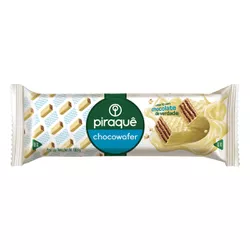 CHOCOWAFER PIRAQUÊ WAFER RECHEADO COBERTO COM CHOC... - PADRÃO FONZAR