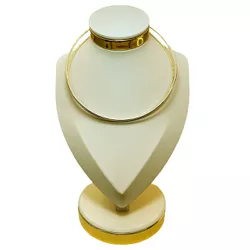 Colar Choker Semijoia Ouro - L4 AR039 233 - GAROA SEMIJOIAS