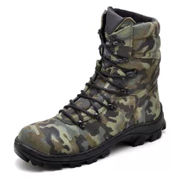Bota Coturno Militar Tiger Selva Camuflado - GH CALÇADOS