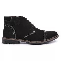 Botina Casual em Couro Masculina - GH CALÇADOS