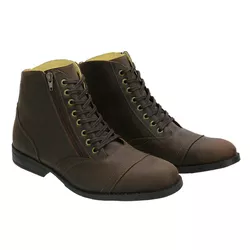 Bota Masculina Casual Couro - GH CALÇADOS
