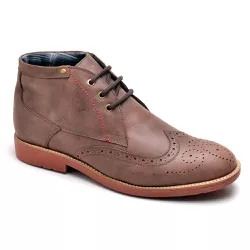 Bota Botina Casual Couro Oxford - GH CALÇADOS