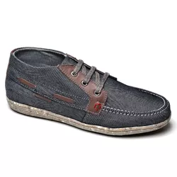 Tênis Bota Casual Couro Masculino - GH CALÇADOS