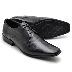 Sapato Social Couro Masculino - GH CALÇADOS