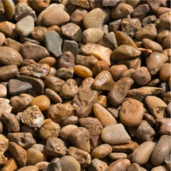 Seixo de Rio Marrom 30kg - Tam.2 - PEDRAS BRASIL