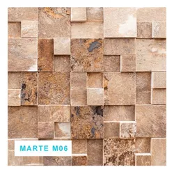 Mosaico Pedra Natural Marte M06 30x30 Mesclado - GLOBAL PEDRAS