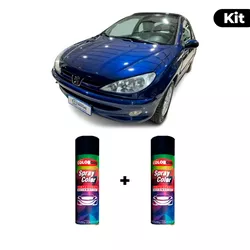 KIT SPRAY AUTOMOTIVO - AZUL DA CHINA PER POL + VER... - Gon Tintas
