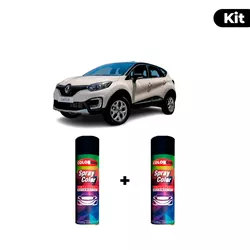KIT SPRAY AUTOMOTIVO - MARFIM LISO 2013/17 POL + V... - Gon Tintas