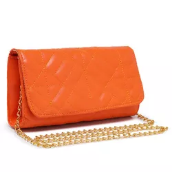 Bolsa Feminina Bordada Estilo Clutch Blogueira Moda Festa Laranja - Gouveia Costa - 002 - GOUVEIA COSTA
