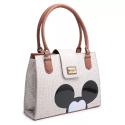 Bolsa Feminina Estilo Pasta de Ombro Social Mickey Palha - Gouveia Costa - 223 - GOUVEIA COSTA