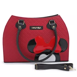 Bolsa Feminina Estilo Pasta de Ombro Social Minnie Vermelha - Gouveia Costa - 232 - GOUVEIA COSTA