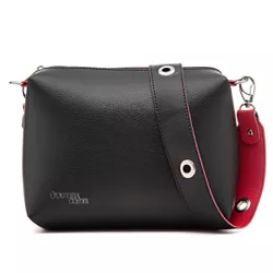 Bolsa Necessaire Feminina Alça regulável Transversal cor Preta - Gouveia Costa - 242 - GOUVEIA COSTA