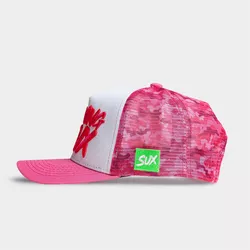 BONE SUX TELINHA MILITAR CAMUFLADO ROSA - Growing Up Sux