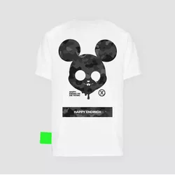 CAMISETA REGULAR MOUSE SUX BRANCA - Growing Up Sux