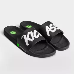 CHINELO SLIDER SUX KICK ASS PRETO - Growing Up Sux