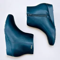 Bota Modare anabela ref. 7076.100 - preto - Gustavo Calçados