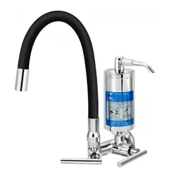 Torneira Para Cozinha Parede Com Filtro Preta C61 ... - Hidralmarchi