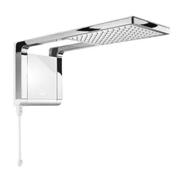 Ducha Acqua Storm Ultra Branco e Cromado 127V 5500... - Hidralmarchi