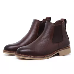 Botina Masculino Floter Cafe Sola Latex 7000 - Mister Couros