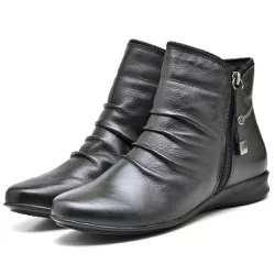 Bota Lucy Cor: Preto - Mister Couros