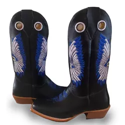Bota Texana Masculina Couro Legítimo Bovino Látego... - JM Country
