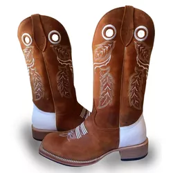 Bota Texana Masculina Couro Legítimo Bovino Crazy ... - JM Country