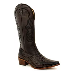 Bota Texana Feminina Country Couro Legítimo Bovino... - JM Country