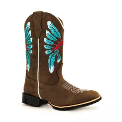 Bota Texana Masculina Cano Padrão Couro Bovino Leg... - JM Country
