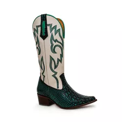 Bota Texana Feminina Country Couro Legítimo Bovino... - JM Country