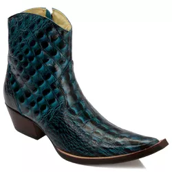 Botina Country Masculina Bico Fino Couro Legítimo ... - JM Country
