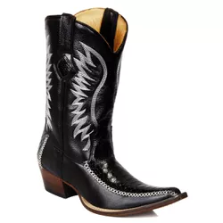 Bota Bico Fino Masculina Texana Country Couro Anac... - JM Country