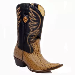 Bota Country Texana Masculina Bico Fino Couro Duba... - JM Country