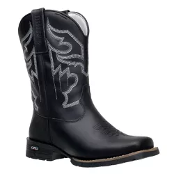 Bota Masculina Texana Couro Bovino Legítimo Fóssil... - JM Country