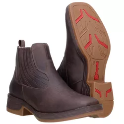 Botina Masculina Western Couro Legítimo Crazy Hors... - JM Country