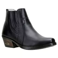 Botina Country Masculina Bico Afinado Couro Látego... - JM Country