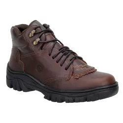 Coturno Masculino Alto Conforto Couro Legítimo Fós... - JM Country