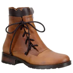 Coturno Feminino 100% Couro Legítimo Fóssil Castor... - JM Country