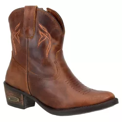 Bota Cano Curto Feminina Country Couro Legítimo Fó... - JM Country