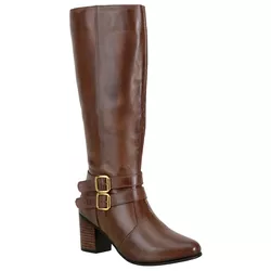 Bota Montaria Feminina Salto Alto Couro Legítimo S... - JM Country