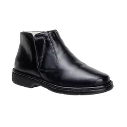  Botina Masculina Social Anti-stress Alto Confort... - JM Country