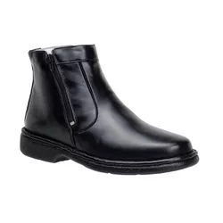 Botina Anti-Stress Alto Conforto Masculina Couro L... - JM Country