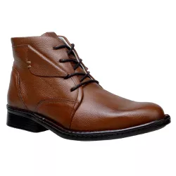 Coturno Casual Masculino Couro Legítimo Floater Pi... - JM Country